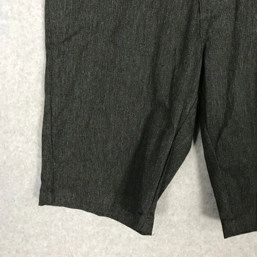 Volcom Shorts Mens Size‎ 31 Charcol Gray Heather Chino Vmonty Pockets Stretch